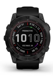 Garmin FENIX 7X Sapphire Solar Titan Schwarz DLC