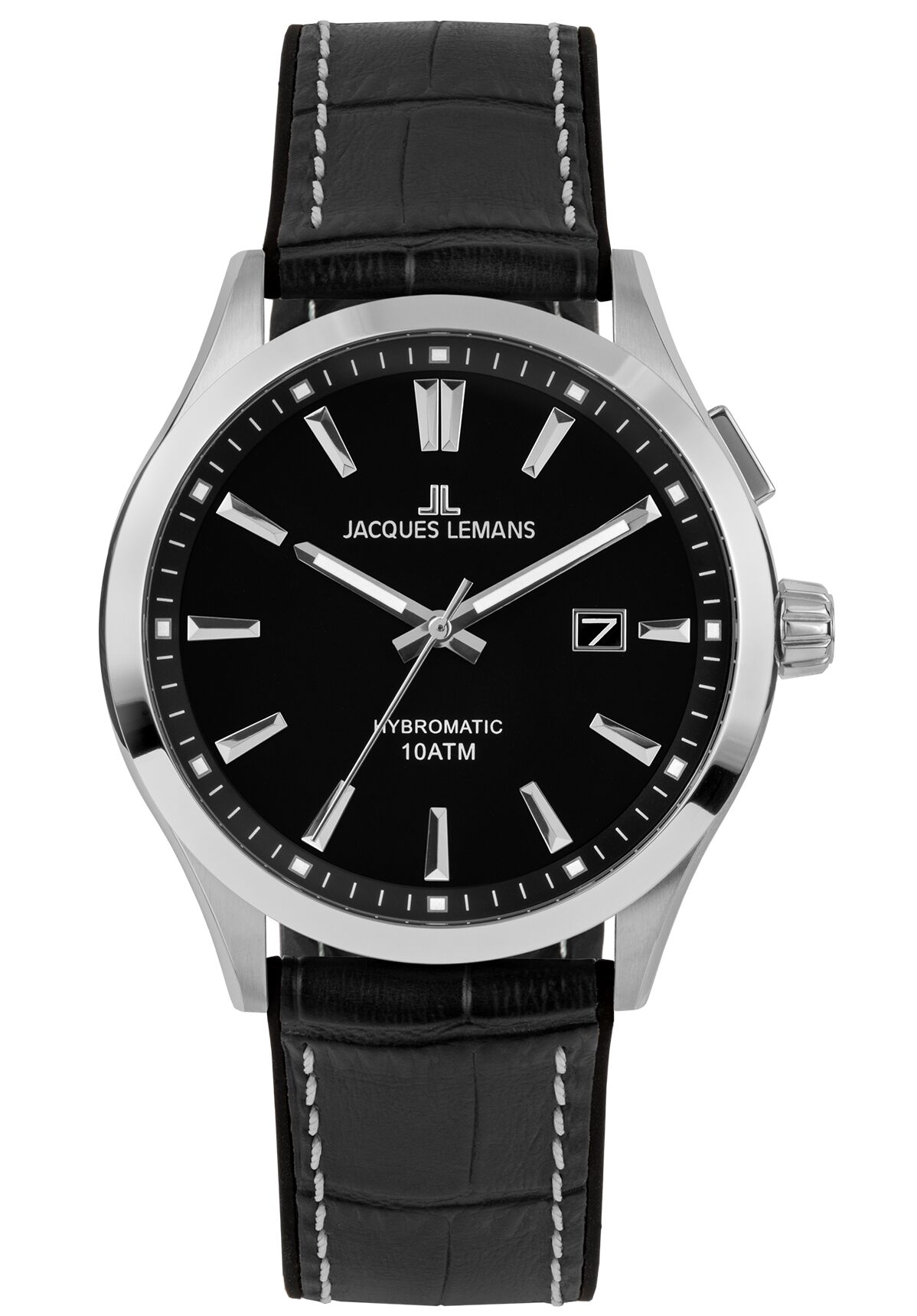Herrenuhr Hybromatic Leather Black