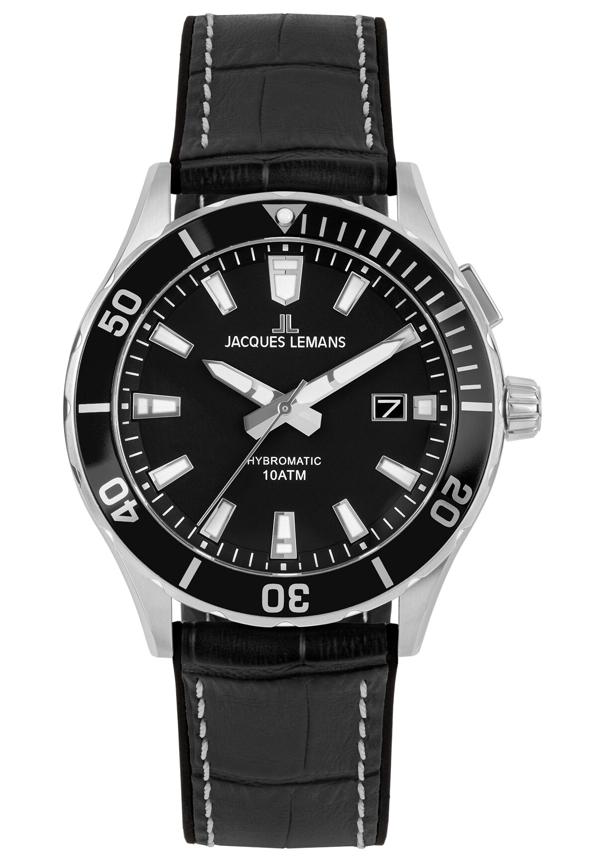 Herrenuhr Hybromatic Leather Black