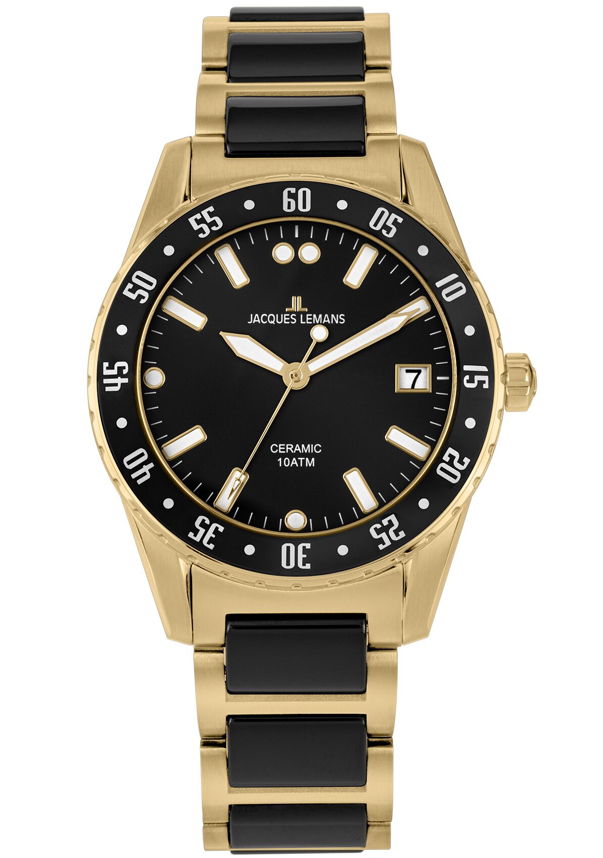 Damenuhr Liverpool Special Edition HighTech Ceramic schwarz / IP-gold