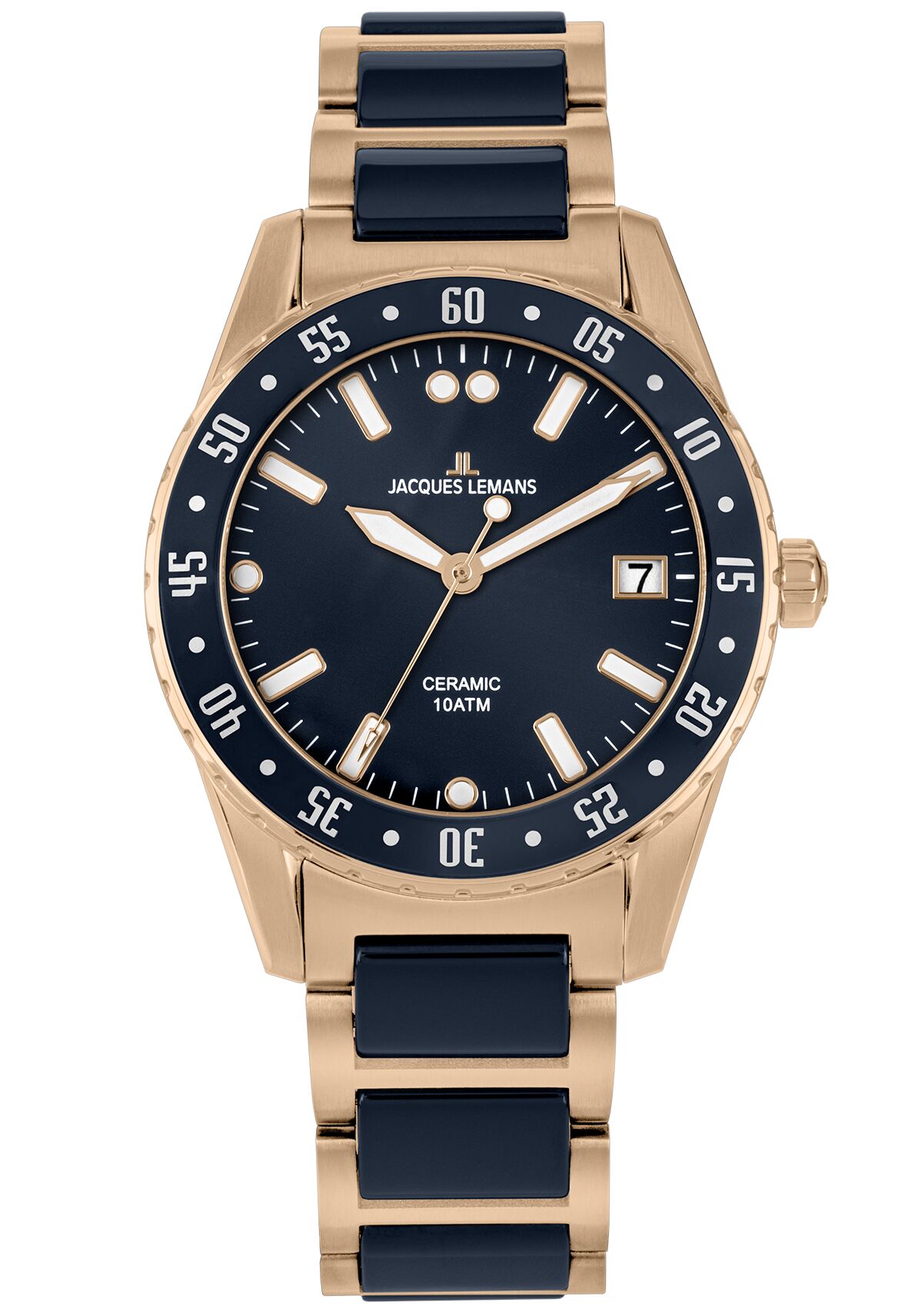 Damenuhr Liverpool Special Edition HighTech Ceramic blau / IP-rose