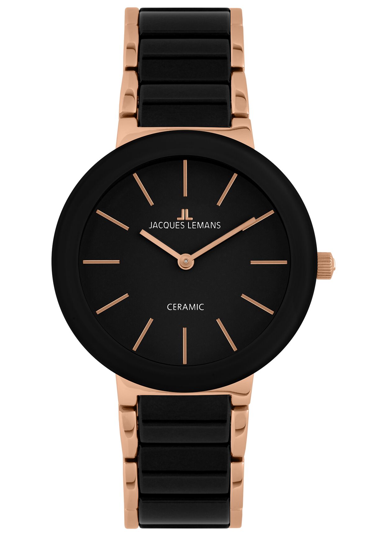 Damenuhr Monaco Special Edition HighTech Ceramic schwarz / IP-rose