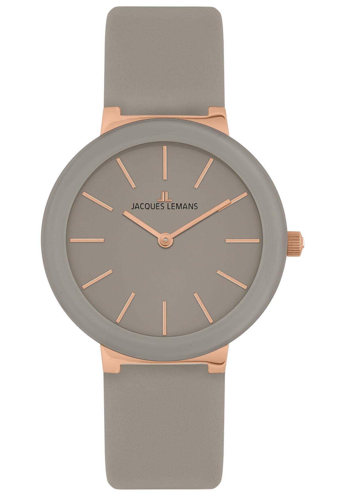 Damenuhr Monaco Special Edition HighTech Ceramic taupe / IP-rose / Lederband