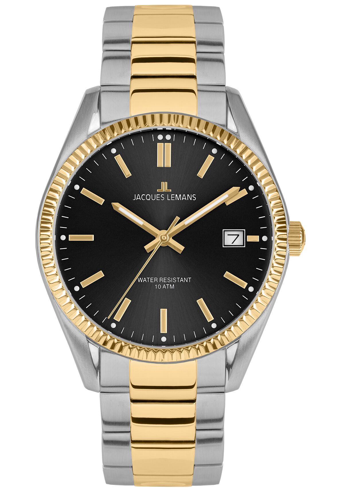 Herrenuhr Derby Jubiläumsmodell 50 Jahre JACQUES LEMANS / IP-gold