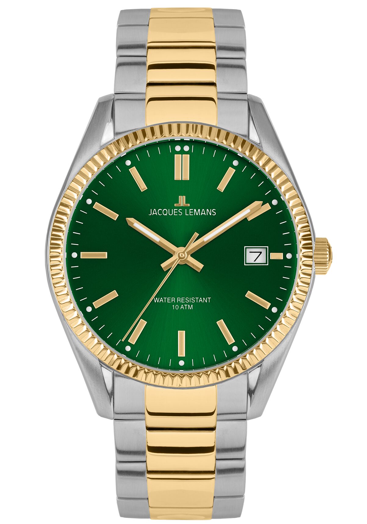 Herrenuhr Derby Jubiläumsmodell 50 Jahre JACQUES LEMANS / IP-gold