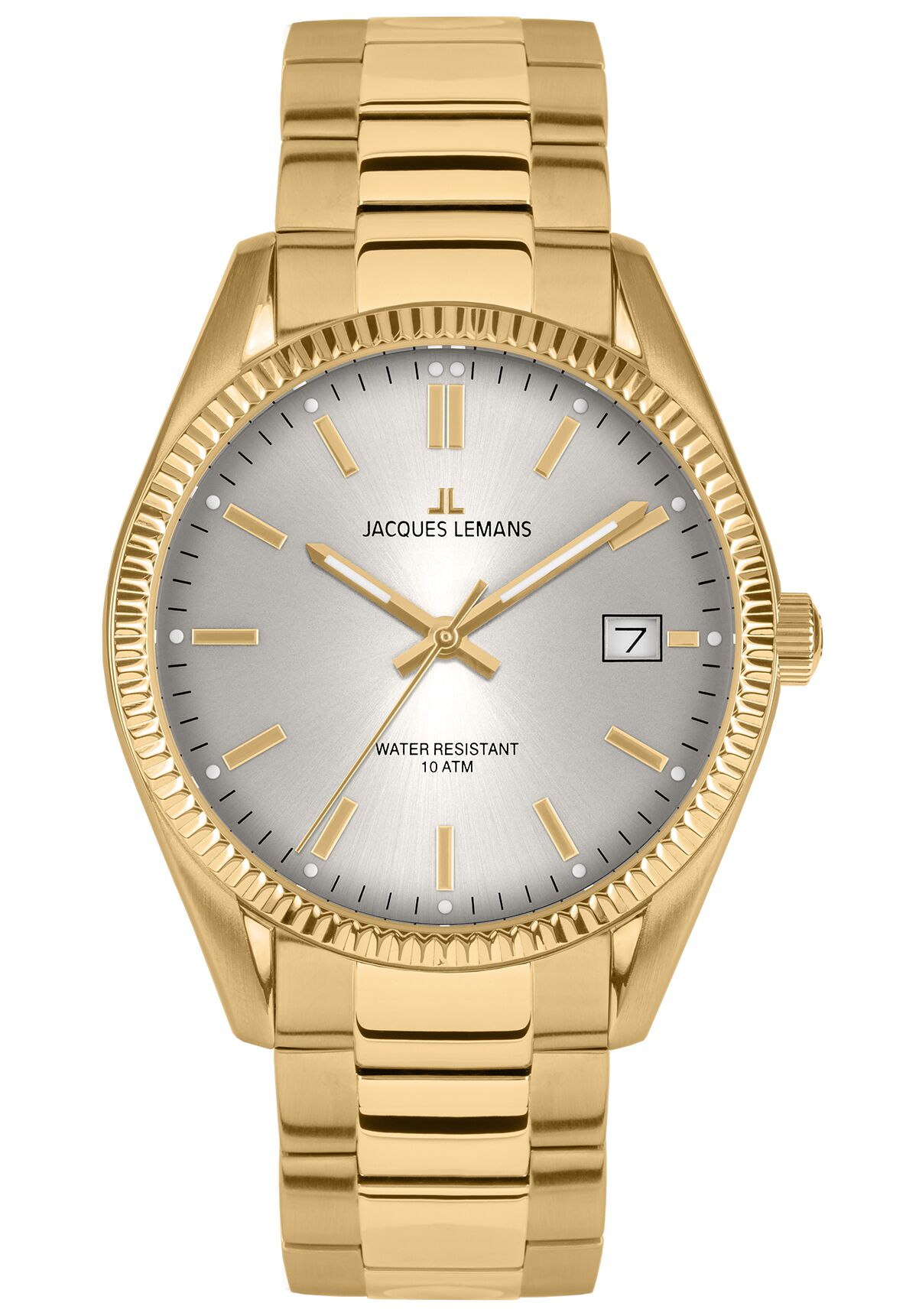 Herrenuhr Derby Jubiläumsmodell 50 Jahre JACQUES LEMANS / IP-gold