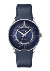 Junghans Meister Worldtimer Saphir Herrenuhr Blau