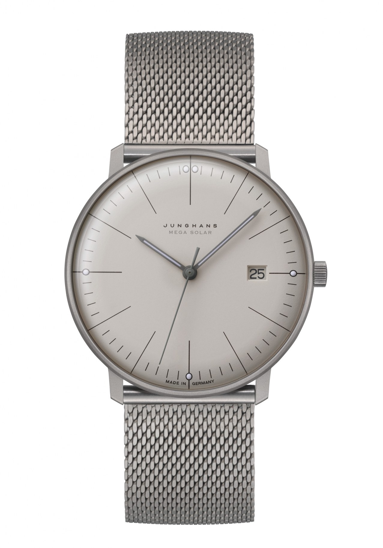 Max Bill Saphir MEGA Solar Herrenuhr