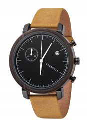 Kerbholz Franz Sandelholz Mustard Herrenchronograph