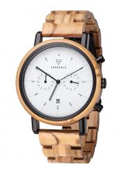 Kerbholz Herrenchronograph Johann Olivenholz