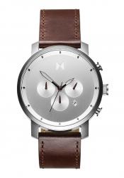MVMT Herrenchronograph 45mm Silver Brown