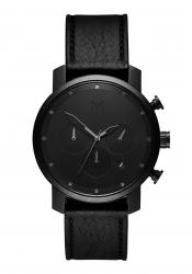 MVMT Herrenchronograph 40mm Black Leather