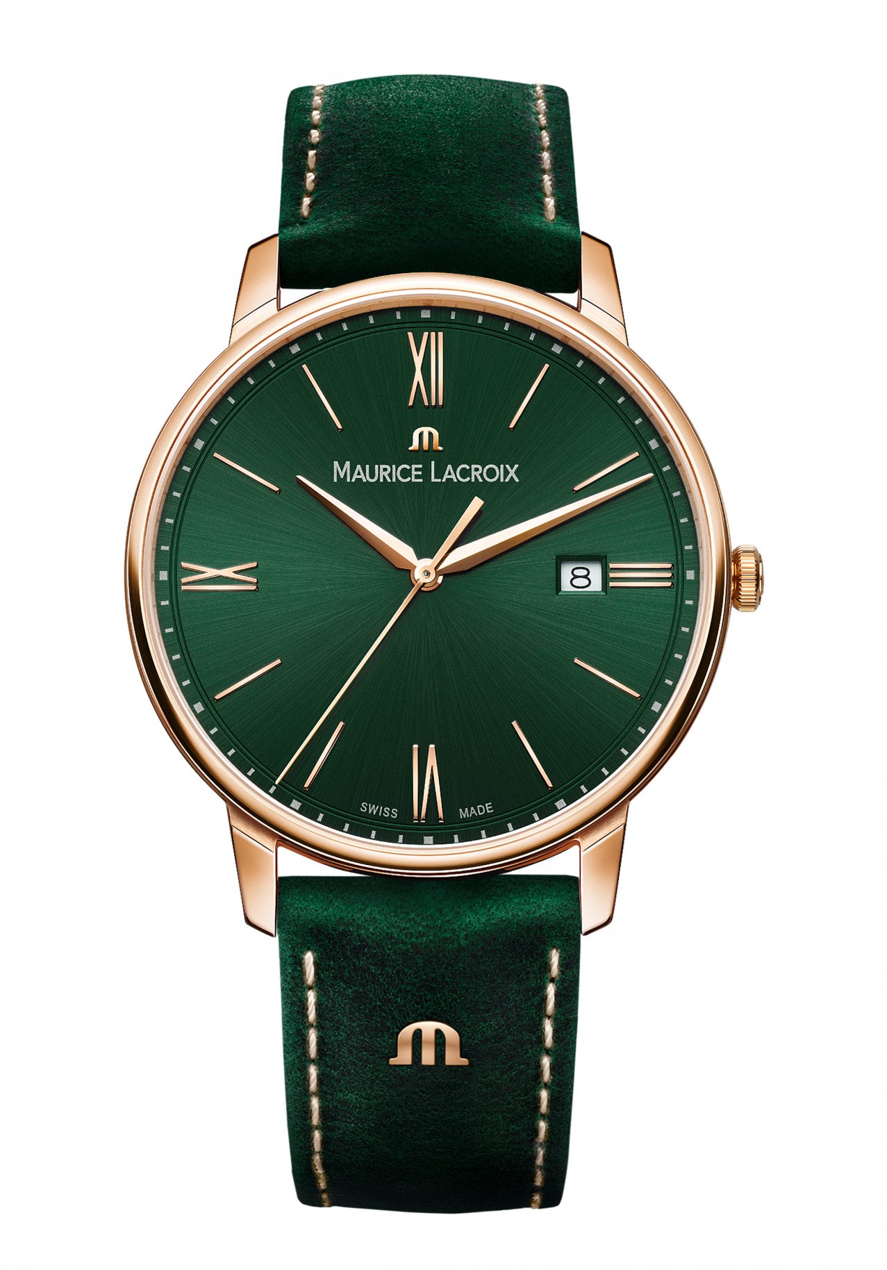 Eliros Datum Herrenuhr Grün