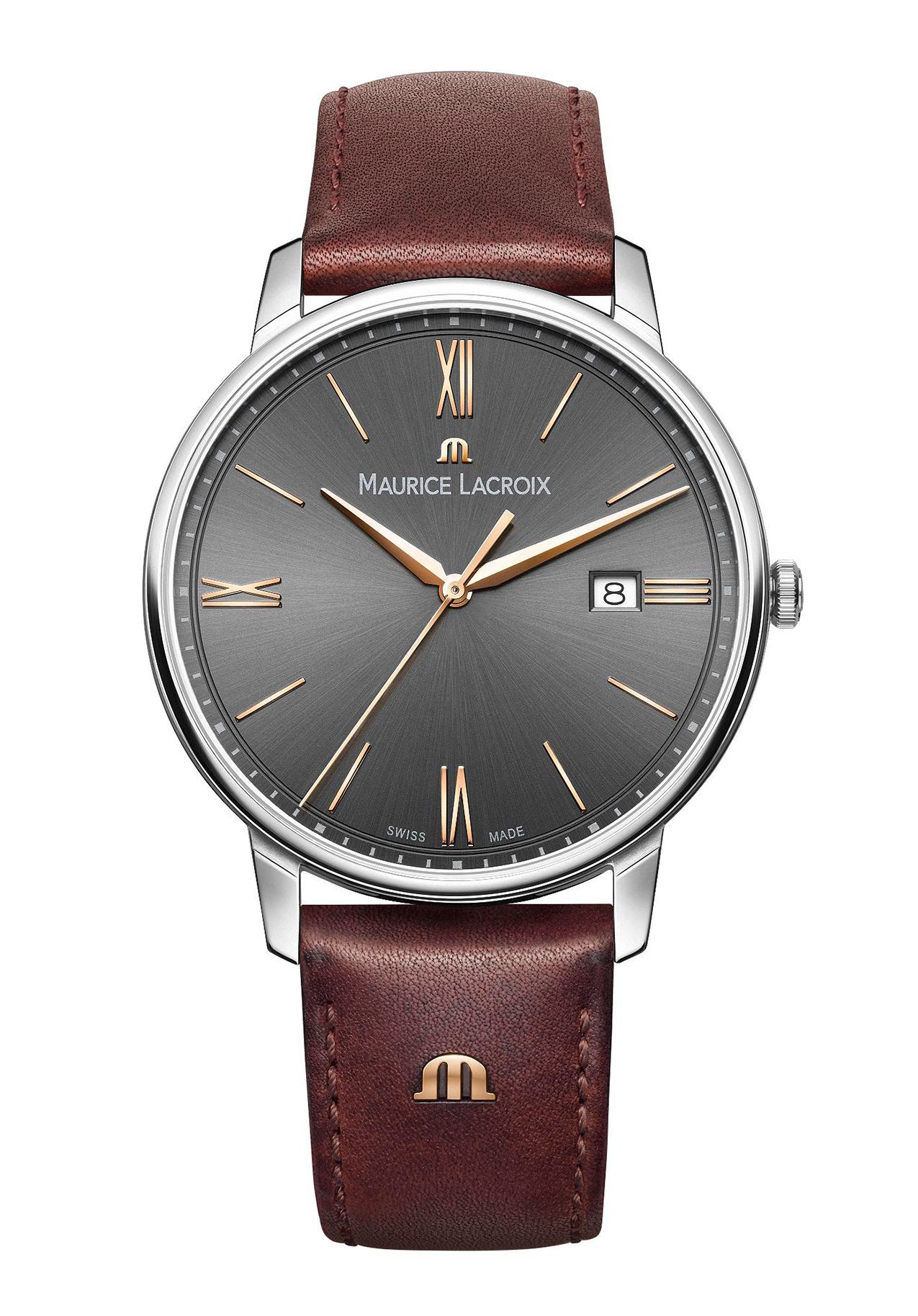 Eliros Datum Herrenuhr Anthrazit