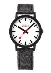 Mondaine Essence Black Uhr 41mm