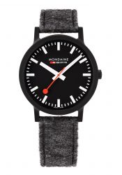 Mondaine Essence Black Uhr 41mm