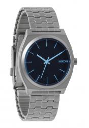 Nixon The Time Teller Gunmetal / Blue Crystal