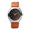 The Time Teller Dark Copper / Saddle Woven