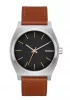 The Time Teller Silver / Black / Brown
