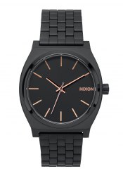 Nixon The Time Teller All Black / Rose Gold