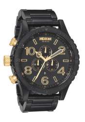 Nixon The 51-30 Chrono Matte Black / Gold Herrenchronograph