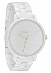 Nixon The Kensington All White/Gold Damenuhr
