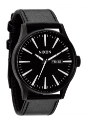 Nixon The Sentry Leather Black / White
