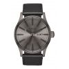 The Sentry Leather Gunmetal / Black