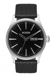 Nixon The Sentry Leather Black / Gunmetal / Black