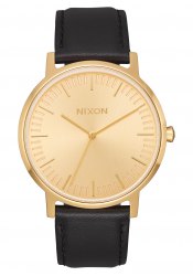 Nixon The Porter Leather All Gold / Black