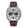 The Charger Chrono Leather Silver / Brown