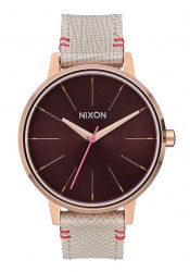 Nixon The Kensington Leather Rose Gold / Brown