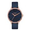 The Kensington Leather Navy / Rose Gold