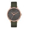 The Kensington Leather Rose Gold / Green