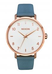 Nixon The Arrow Leather Rose Gold / Blue