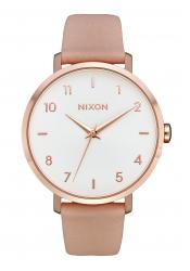 Nixon The Arrow Leather Rose Gold / Light Pink