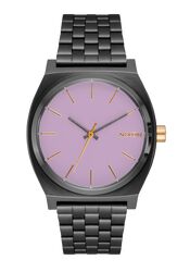 Nixon Medium Time Teller Gunmetal / Lavender / Gold