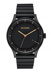 Nixon The Station Rose Matte Black / Gold