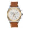 The Time Teller Chrono Leather Gold / Cream / Tan