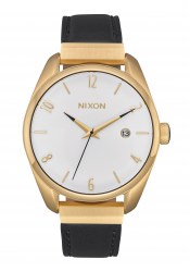Nixon The Bullet Leather Luxe Gold / Black