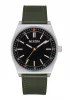 The Crew Leather Silver / Black / Olive