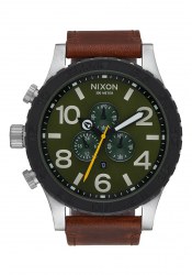 Nixon The 51-30 Chrono Leather Surplus / Brown