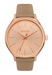 Nixon The Clique Leather Rose Gold / Gray