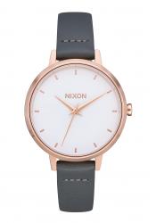 Nixon The Medium Kensington Leather Rose Gold / Gray