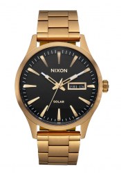 Nixon Sentry Solar SS All Gold / Black