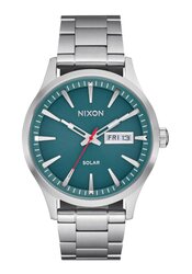 Nixon Sentry Solar SS Silver / Jasper