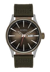 Nixon Sentry Nylon Silver / Black / Brown/ Asphalt