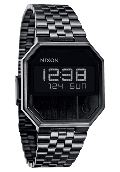 Nixon The Re-Run All Black Herrenuhr