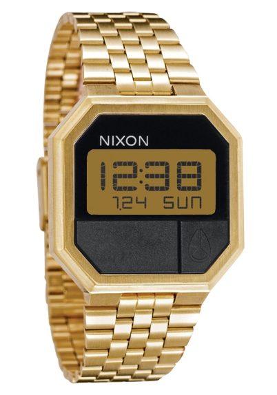 Nixon The Re-Run All Gold Herrenuhr