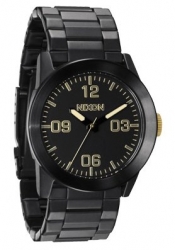 Nixon The Private SS Matte Black/Gold Herrenuhr